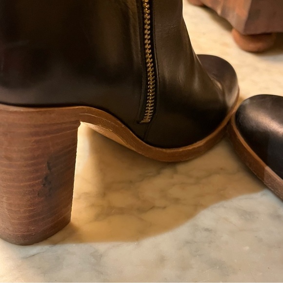 A.P.C. leather ankle boots - Picture 5 of 8
